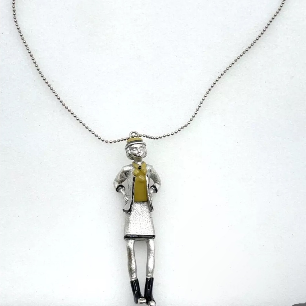 Authentic Chanel Mademoiselle Necklace W/Box - Picture 3 of 9